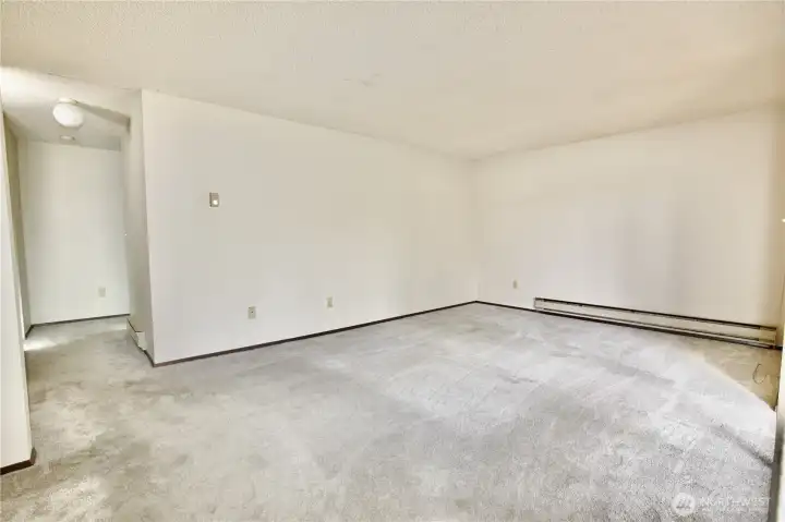 Hallway to bedroom and bathroom