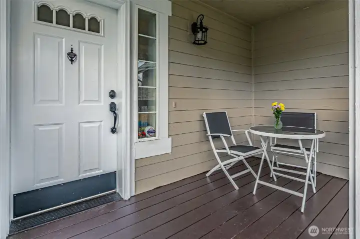 Large front porch