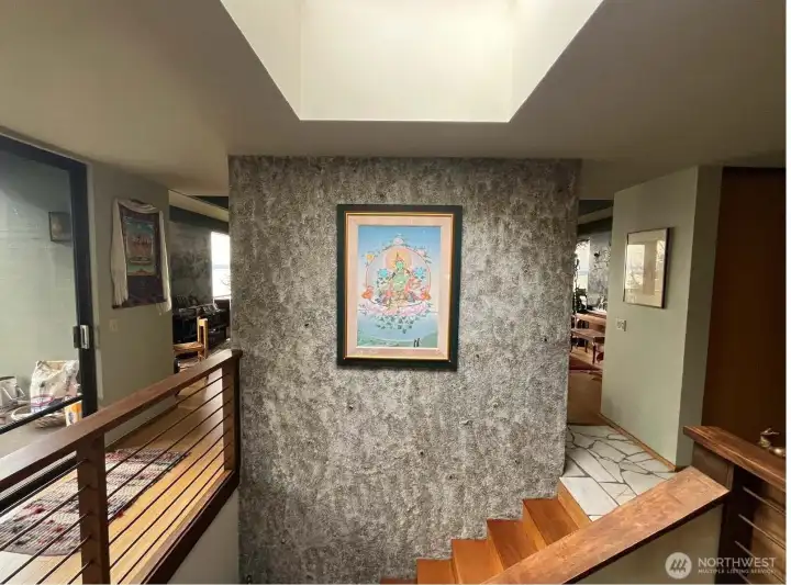 Skylight over staircase