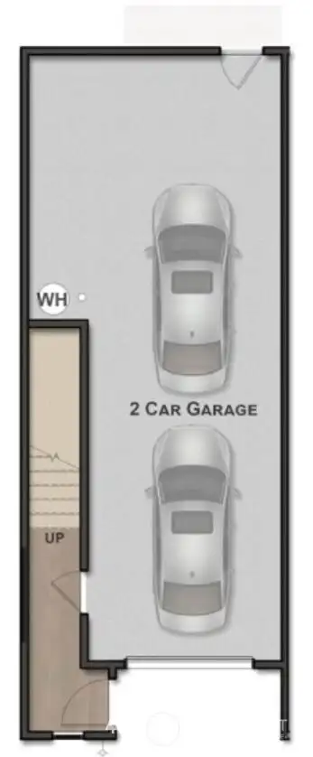 Entry level - floor plan example.