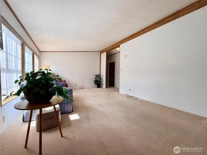 Living room from front door.