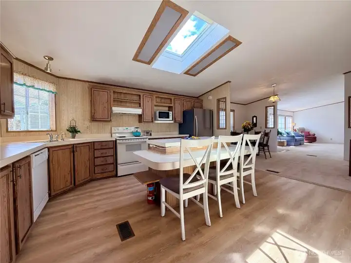 Another view of the kitchen