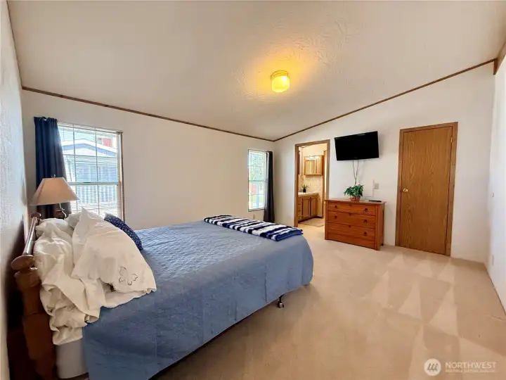 Primary bedroom suite.