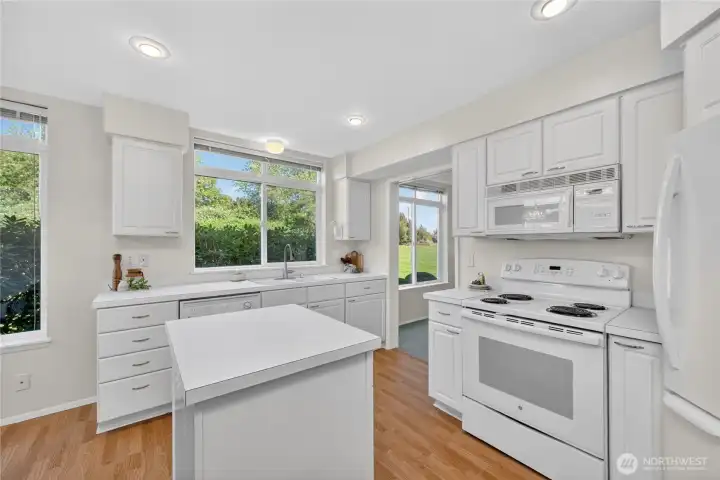 Kitchen with Natural Light