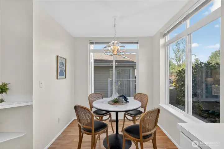 One of the Rare Floor Plans that includes a Breakfast Nook
