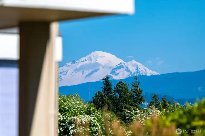 Mt Baker visable from the community