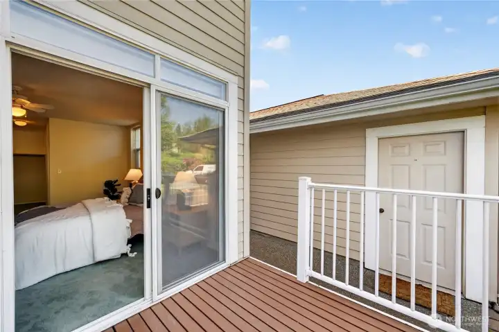 Direct Access off of the Patio to Garage #1A