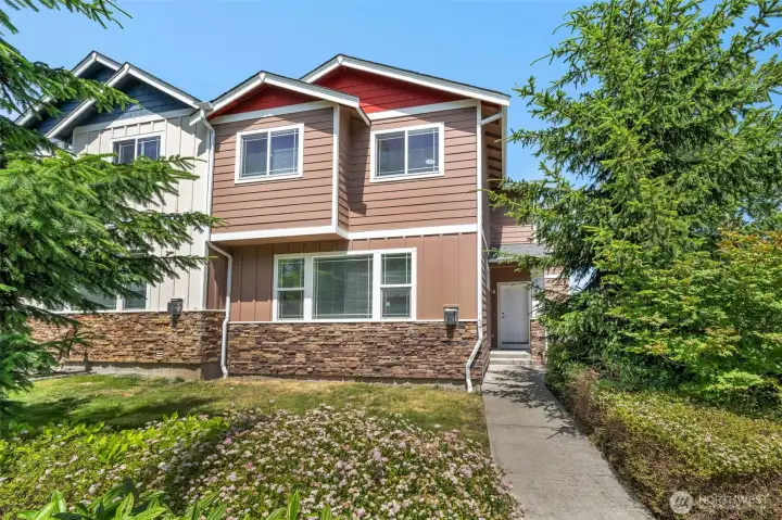 Stone accents and just painted outside, this home awaits you and your family,