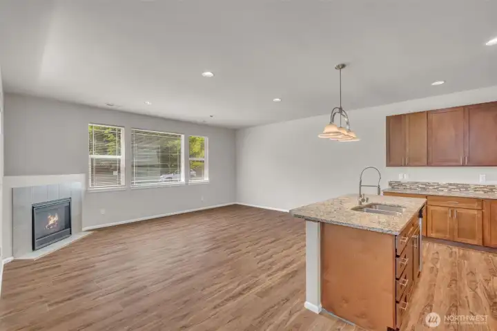 9-foot ceilings on the main floor add so much to the open feel.