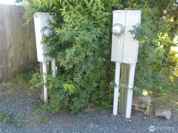 PUD METERS AT ENTRANCE
