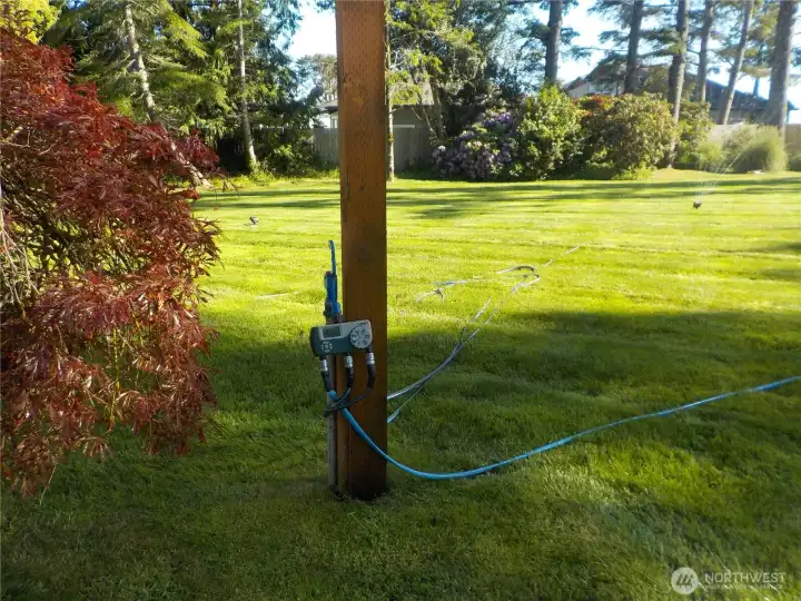 TIMED SPRINKLERS