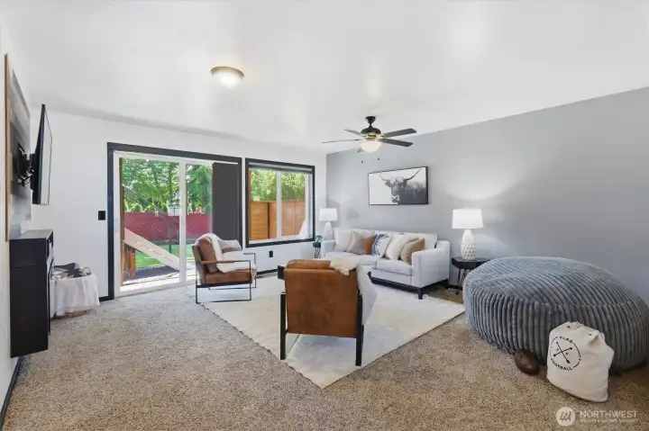 downstairs living room