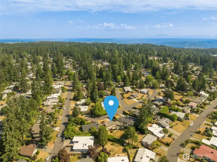 Prime bellevue location. Walking distance from the crossroads park, water and spray field, basketball court,  pickleball court