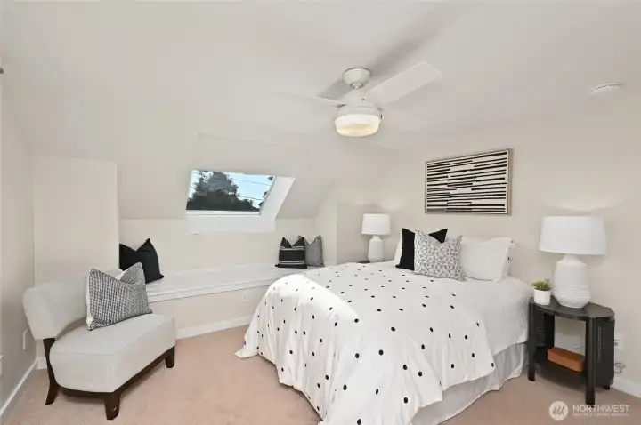 Bedroom #4 is upstairs.