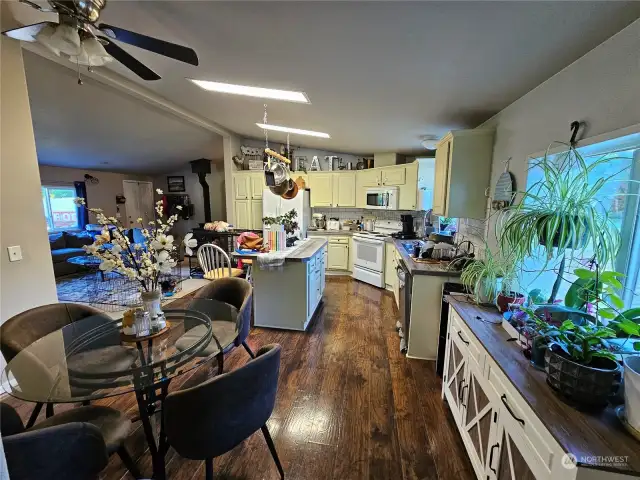 Large Kitchen with eating space.