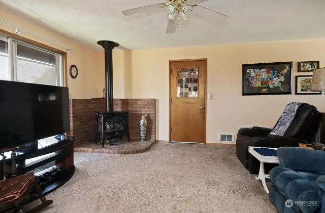 A bonus room with lots of options for use.