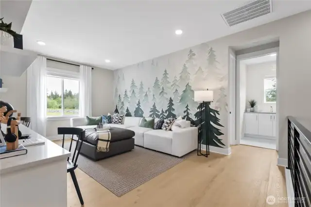 Loft: Model Home pictures for reference only- Colors and features will vary. Please talk with our site team for specific  details.