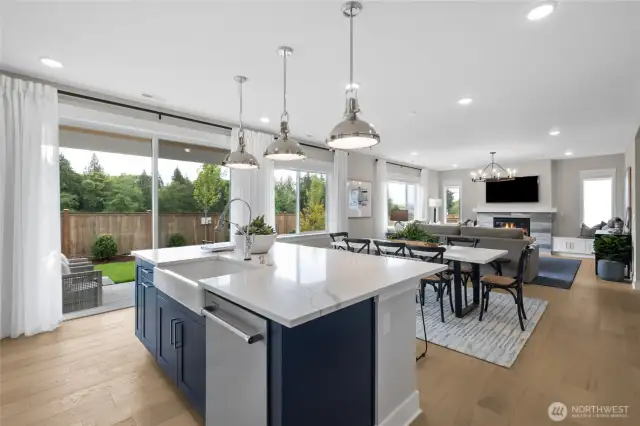 Kitchen: Model Home pictures for reference only- Colors and features will vary. Please talk with our site team for specific  details.