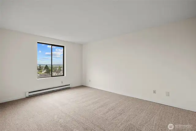 Room for dressers and King size bed