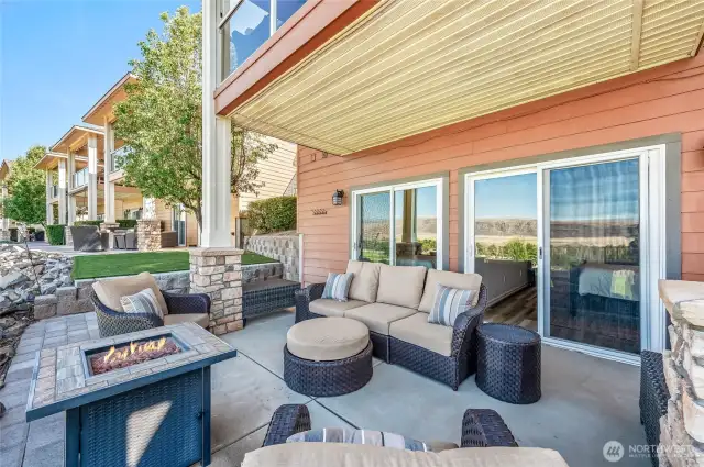 Spacious Lower Patio Provides Plenty of Room for Entertaining