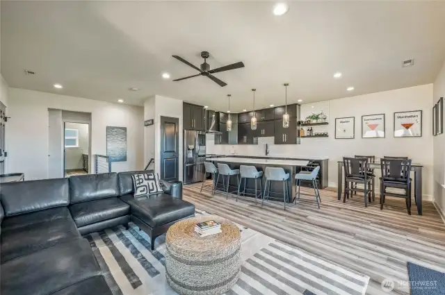 Main Floor Living Room with Open Concept