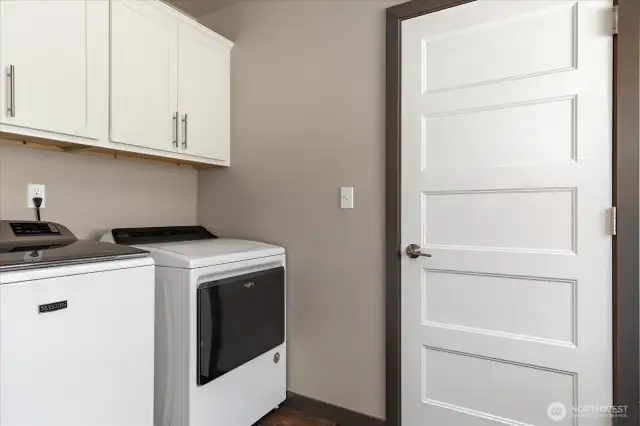 Laundry Room on the main floor.