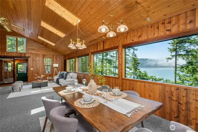 Stunning views from the dining room.