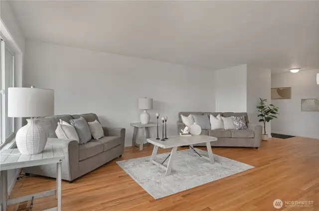 Spacious main level living area.