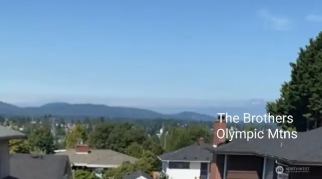From your deck on a semi clear day.