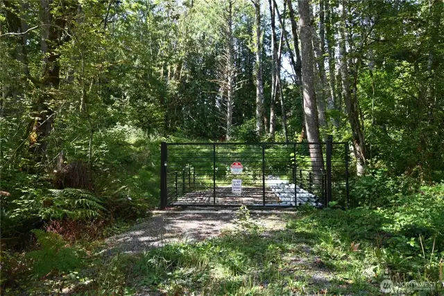 Gated entrance
