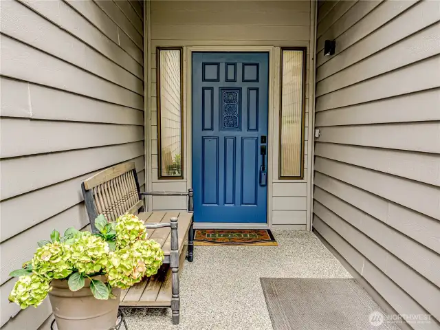 Nice covered entry porch