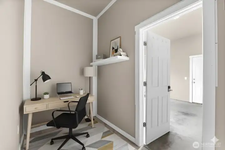 Staged Home Office