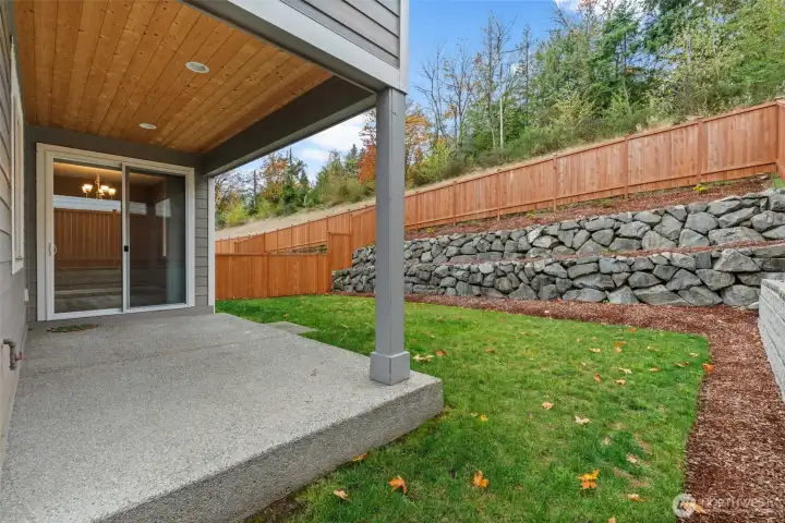 Covered patio