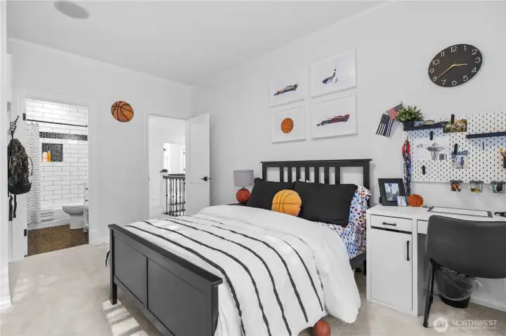 2nd bedroom with own private full bathroom.