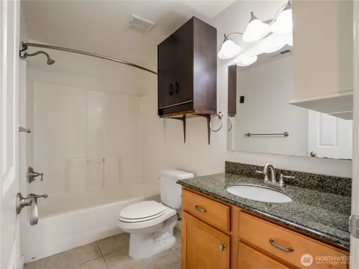 Hallway bathroom