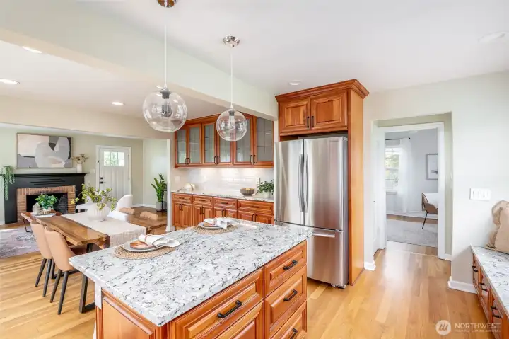 This house has a great feel and every space feels welcoming.