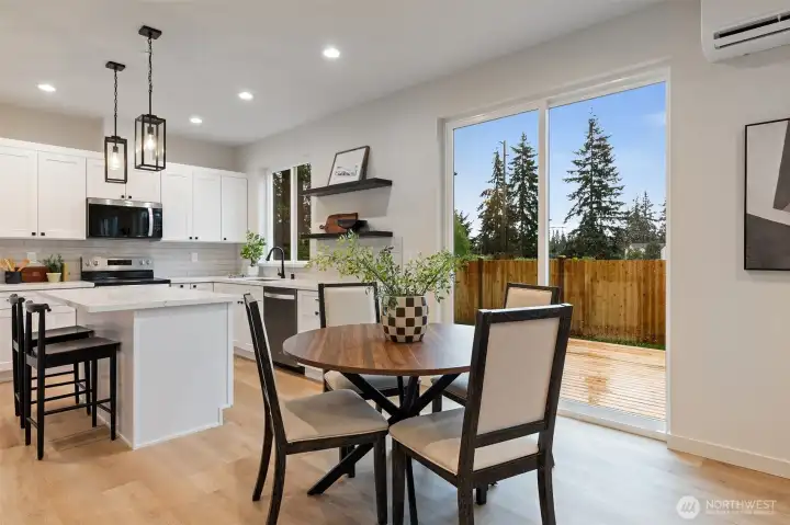 Eating Space in Kitchen.