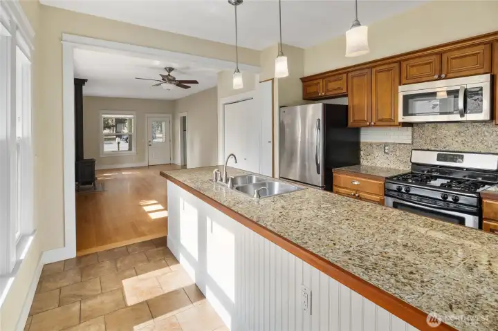 Whether cooking for one or hosting many, this space delivers. Whether cooking for one or hosting many, this space delivers.