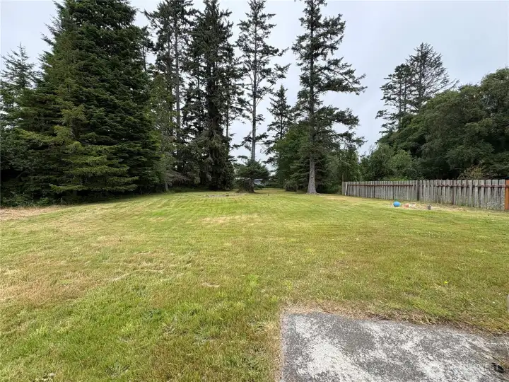 Complete look at the 363 ft long back yard. Complete look at the 363 ft long back yard.