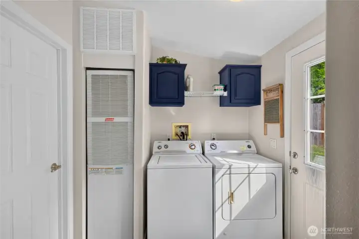 Utility / mudroom also has door to outside. Utility / mudroom also has door to outside.