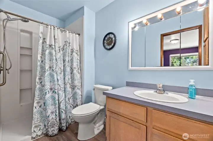 Upstairs 1.75 walk-in shower bathroom Upstairs 1.75 walk-in shower bathroom