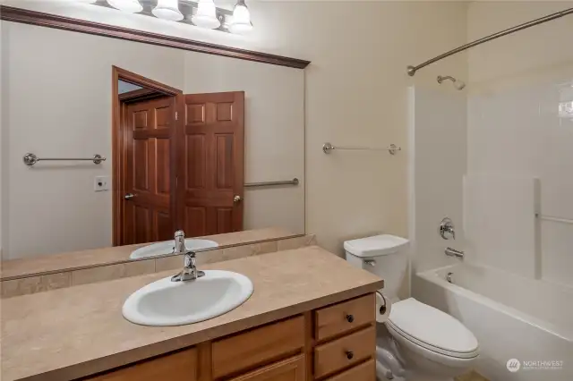 One of the 2 full bathrooms!