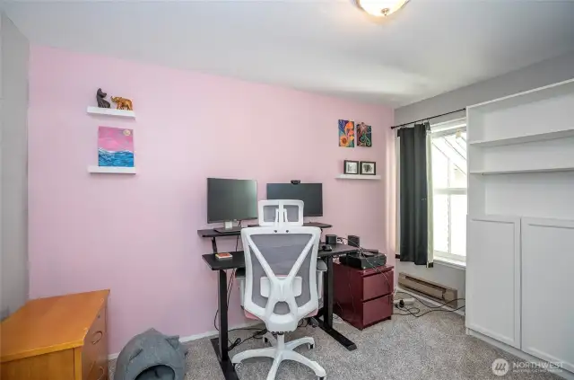 Another look at the guest suite currently used as a home base office.