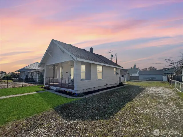 Plenty of off street parking on this large parcel plus a garage too!