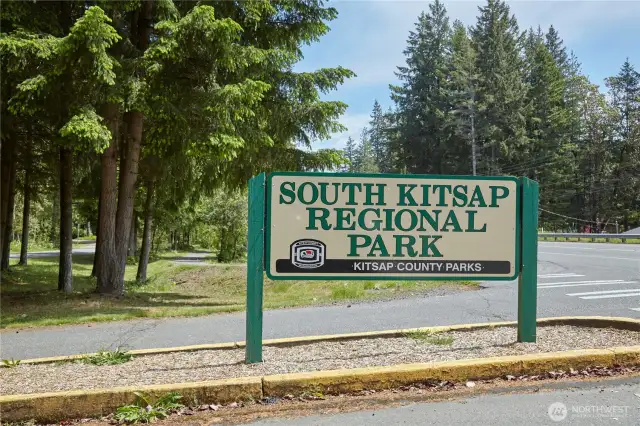 Huge park just around the corner from your new home