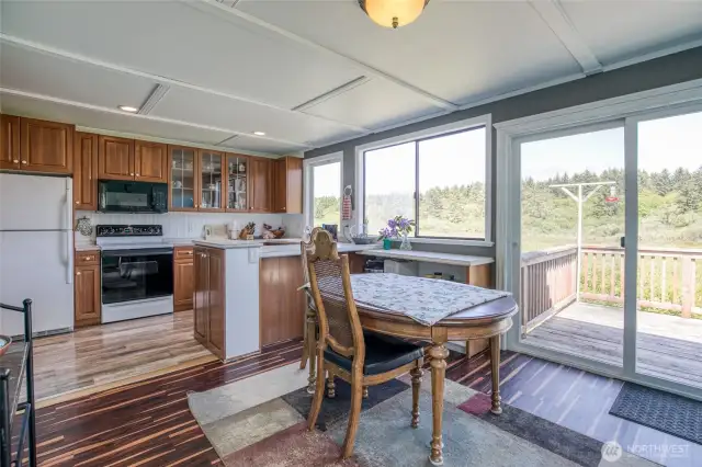 Dining Space & Door to Balcony