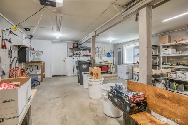 Ample Storage in 2-Car Garage