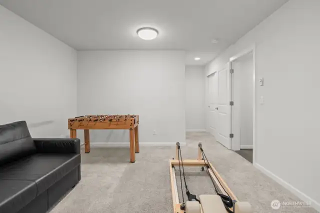 lower level 4th bedroom