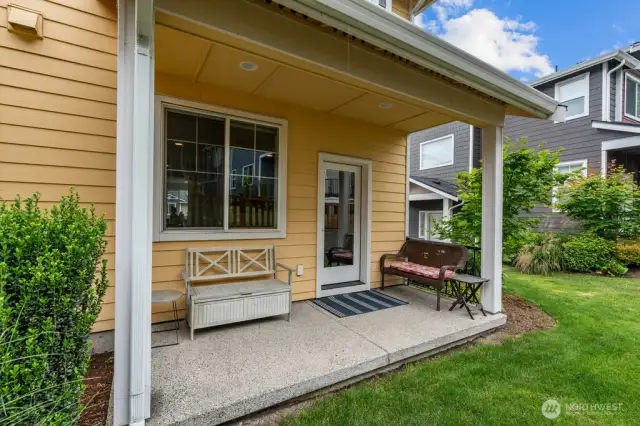 Back patio