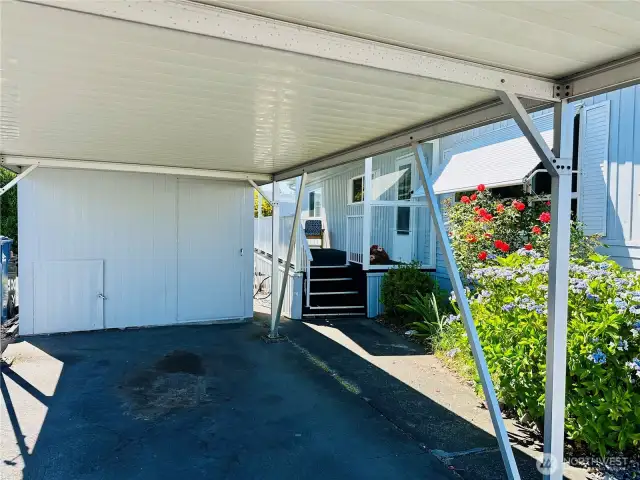 ~Carport with Storage~
